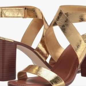 Franco Sarto Gold Sandals 10